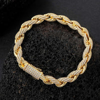 Thumbnail for 9mm Iced Out Rope Bracelet - Different Drips