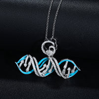 Thumbnail for S925 Moissanite Glow In The Dark Good Genes Pendant - Different Drips