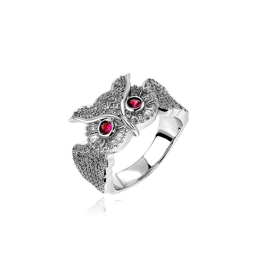 Iced Owl Ring - Different Drips