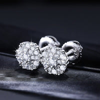 Thumbnail for S925 Moissanite Clustered Stud Earrings - Different Drips