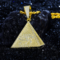 Thumbnail for S925 Moissanite Pyramid Pendant - Different Drips