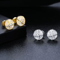 Thumbnail for S925 Moissanite Intersection Stud Earrings - Different Drips