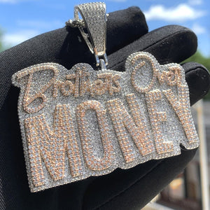 Iced Brothers Over Money Pendant - Different Drips