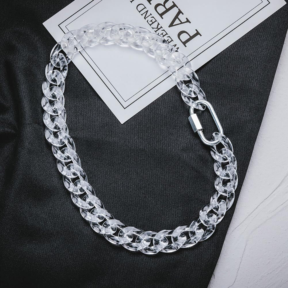 Clear Cuban Link Chain - Different Drips