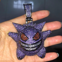 Thumbnail for Iced Out Gengar Pendant - Different Drips