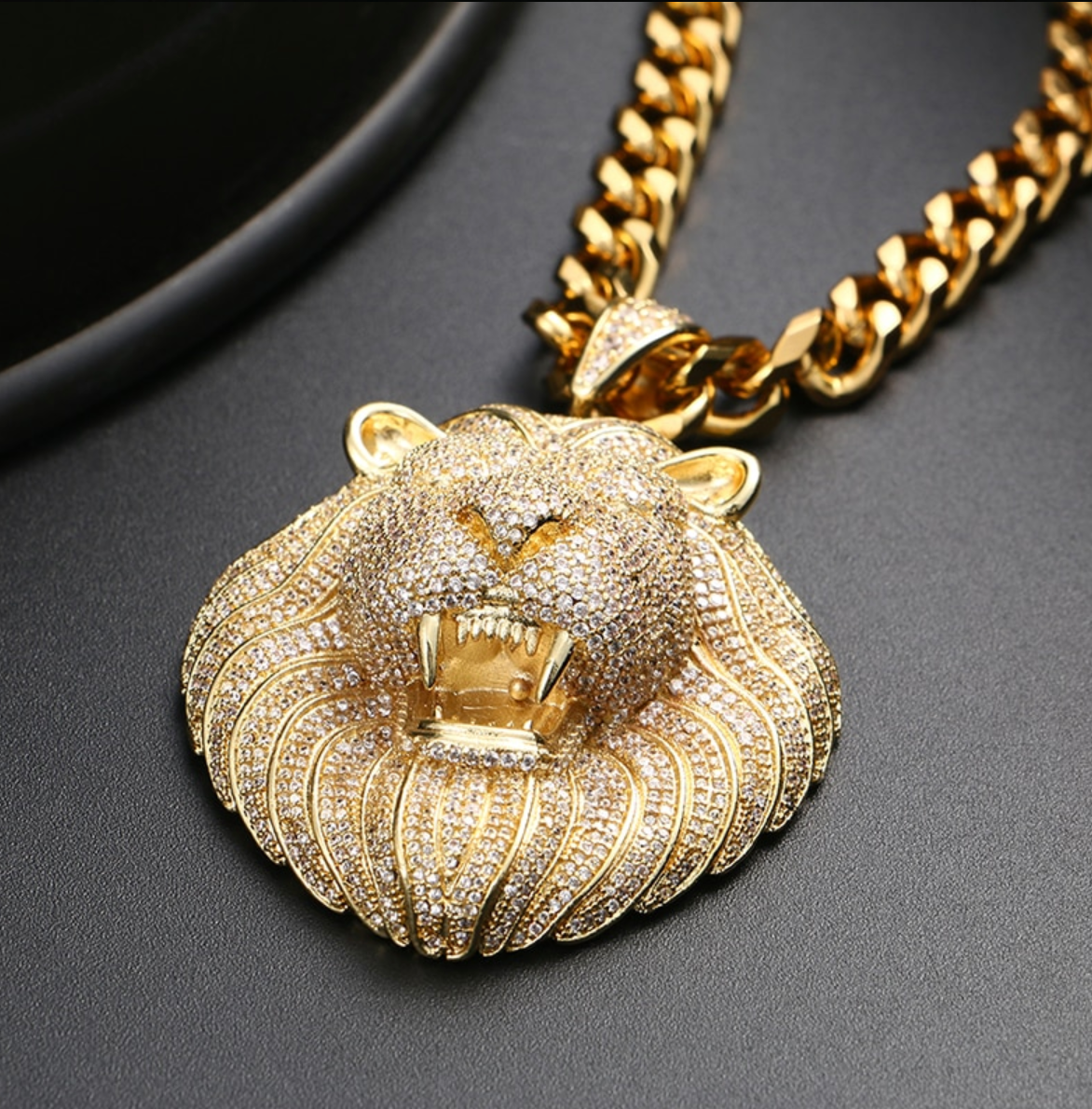 Gold iced 2025 out pendants