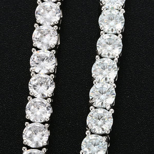 3mm VVS Moissanite & S925 Round-Cut Tennis Chain - Different Drips