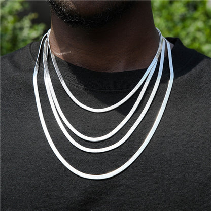 3-5mm Herringbone Chain - Different Drips