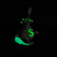 Thumbnail for S925 Moissanite Glow In The Dark Chase Da Bag Pendant - Different Drips