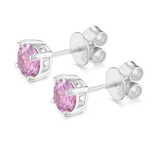 S925 Moissanite Multi-Color Stud Earrings - Different Drips