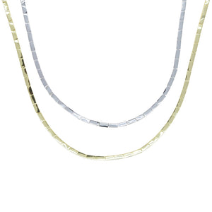 Women's Classic Rectangle Link Necklace - Different Drips