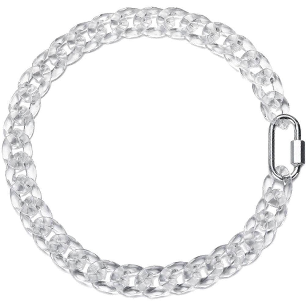 Clear Cuban Link Chain Different Drips