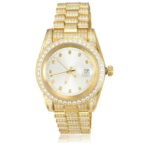 Iced Out Presidential Watch - Different Drips