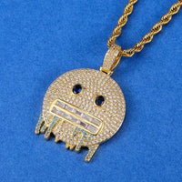 Thumbnail for Iced Out Frozen Emoji Pendant - Different Drips