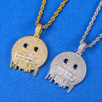 Thumbnail for Iced Out Frozen Emoji Pendant - Different Drips
