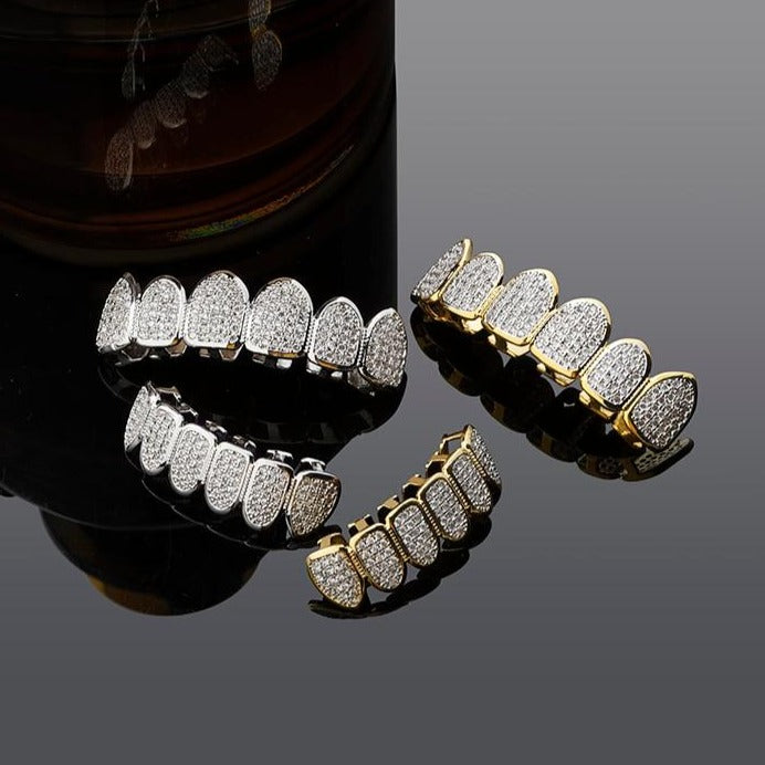 Two-Tone Iced Grillz - Different Drips