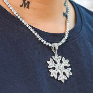 Snow Flake Pendant - Different Drips