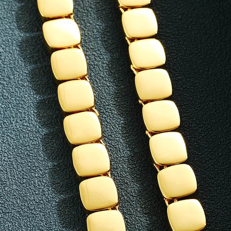 11mm Glacier Clustered Tennis Chain - Different Drips