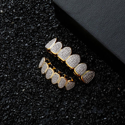 Two-Tone Iced Grillz - Different Drips