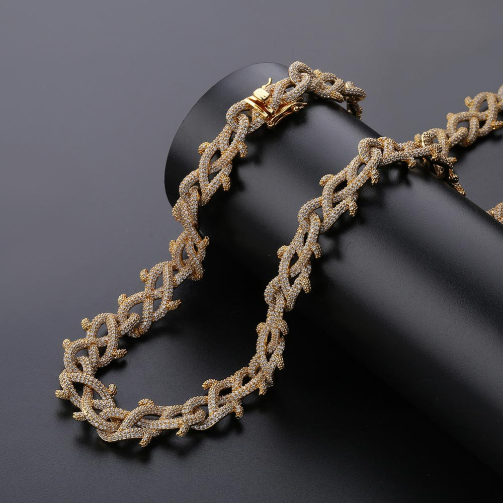 18mm Crown of Thorns Chain - Different Drips