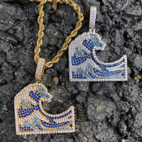 Thumbnail for Iced Wave Pendant - Different Drips