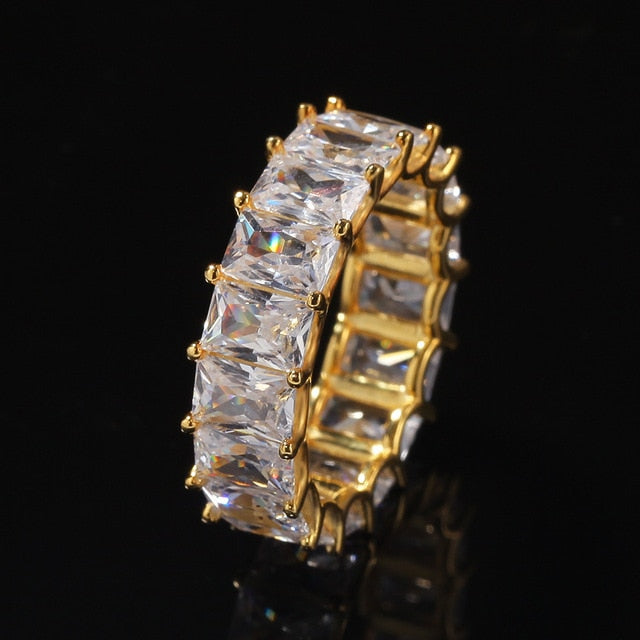 7mm Baguette Ring - Different Drips