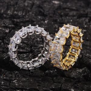 7mm Baguette Ring - Different Drips