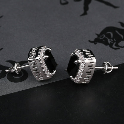 Emerald Cut Stud Earrings - Different Drips