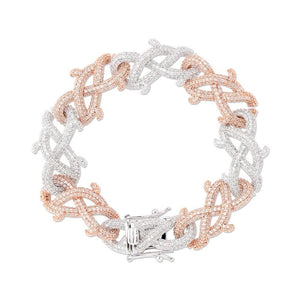 Iced Out Crown of Thorns Bracelet - Different Drips