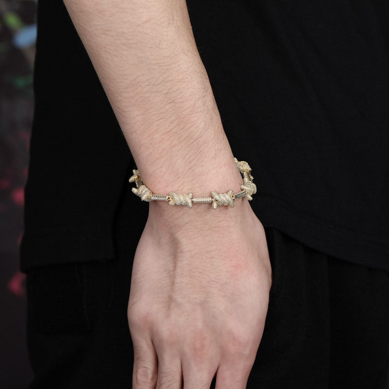 Barbed Wire Bracelet - Different Drips