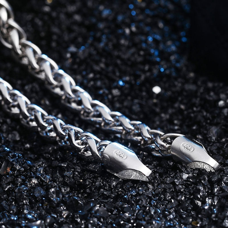 Solid 925 Sterling Silver Franco Chain - Different Drips