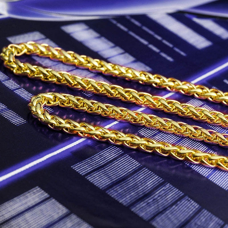 Solid 925 Sterling Silver Franco Chain - Different Drips