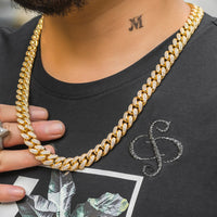 Thumbnail for 12mm Miami Cuban Link Chain - Different Drips