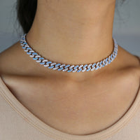 Thumbnail for Women's 9mm Diamond Cuban Necklace - Different Drips