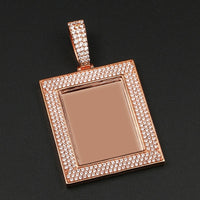 Thumbnail for Square Custom Picture Pendant - Different Drips