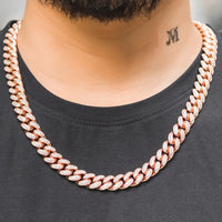 Thumbnail for 12mm Iced Out Miami Cuban Link Chain - Different Drips