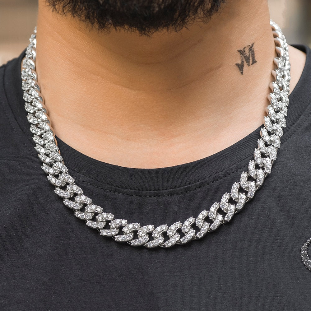 10mm Round Cut Miami Cuban Chain - Different Drips