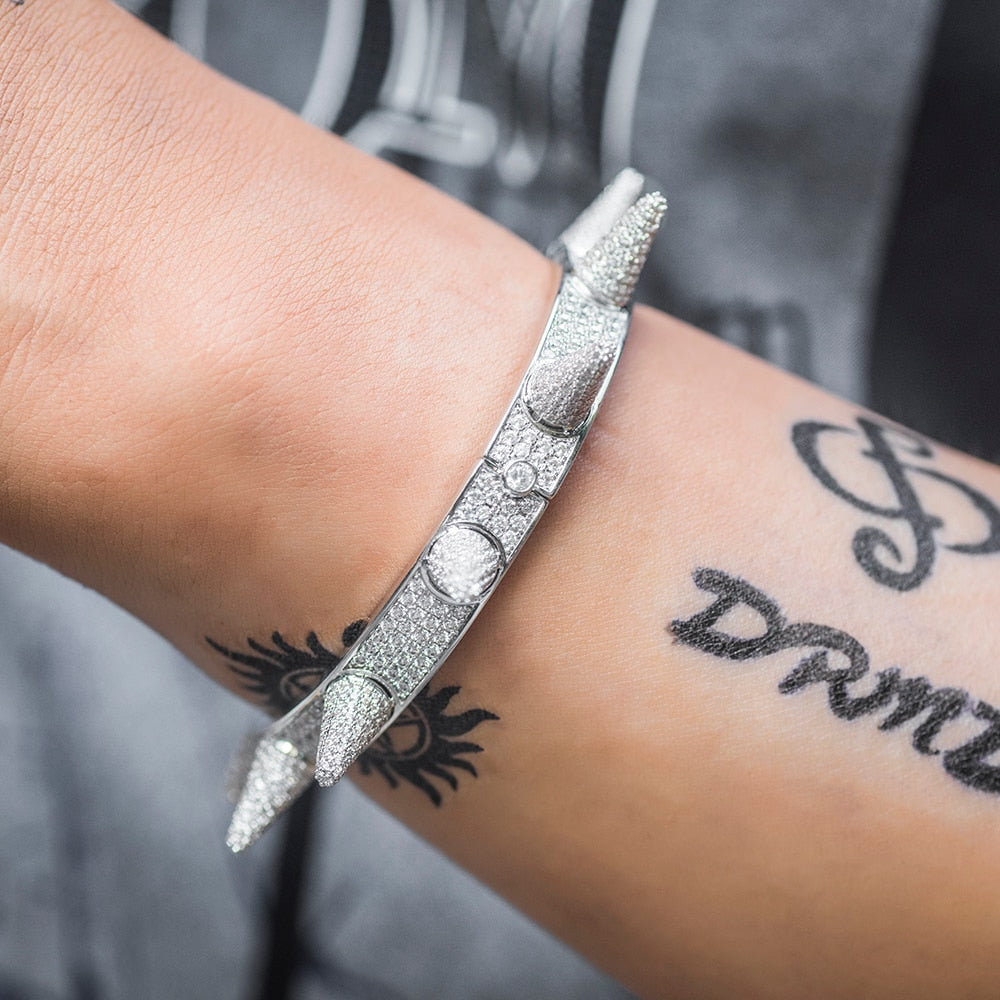 Premium Iced Out Spiked Bracelet - Different Drips