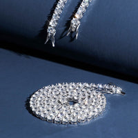 Thumbnail for 3-6mm Solid 925 Sterling Silver Tennis Chain - Different Drips