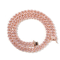 Thumbnail for 9mm Iced Out Rose Gold Cuban Chain - Different Drips