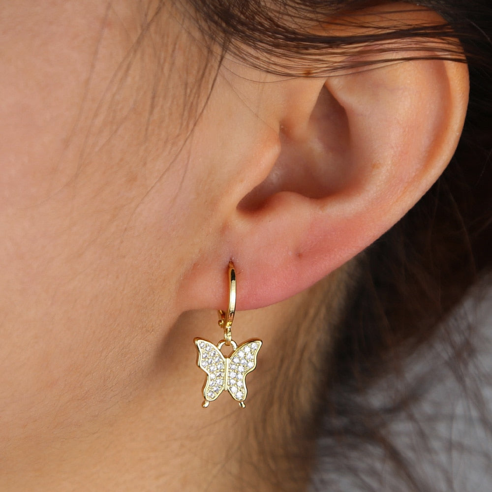 Women's Butterfly Earrings - Different Drips