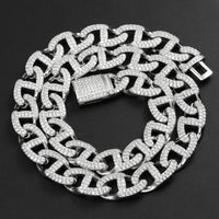 Thumbnail for 11mm Iced Spiral Link Chain - Different Drips