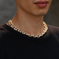 Thumbnail for 11mm Iced Spiral Link Chain - Different Drips