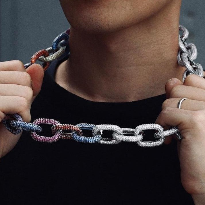 22mm Thick Multi-Colored Chain - Different Drips
