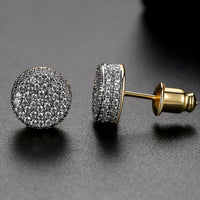 Thumbnail for 9MM Round Cut Stud Earrings - Different Drips