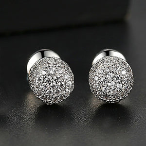 Oval Studded Earrings - Different Drips