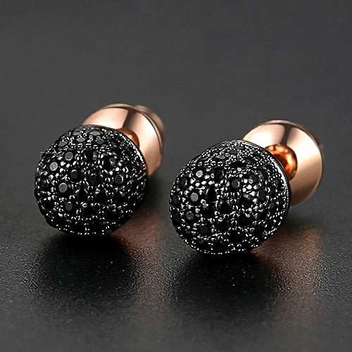 Oval Studded Earrings - Different Drips