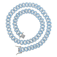 Thumbnail for Women's 9mm Diamond Cuban Necklace - Different Drips
