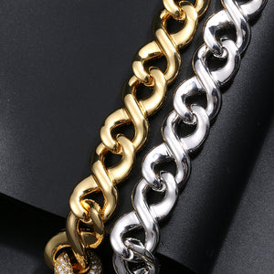 15mm Iced Out Infinity Link Chain - Different Drips