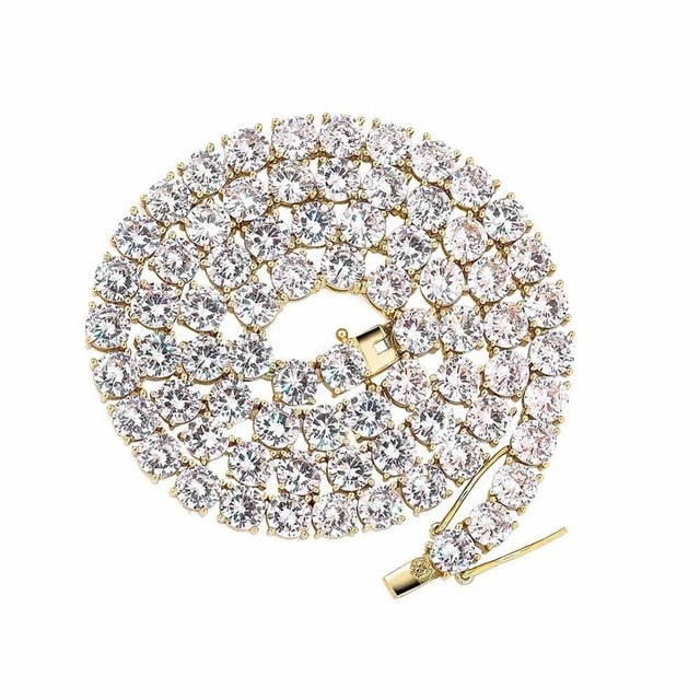 3-6mm Solid 925 Sterling Silver Tennis Chain - Different Drips